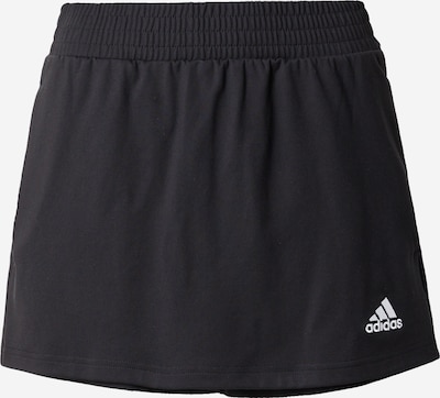 ADIDAS SPORTSWEAR Pantalon de sport 'Last Days Of Summer Skort' en noir / blanc, Vue avec produit