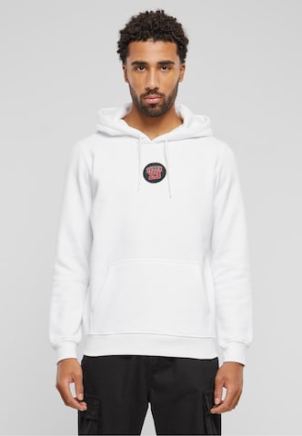 Mister Tee Sweatshirt 'Ballin 23' in Weiß: predná strana