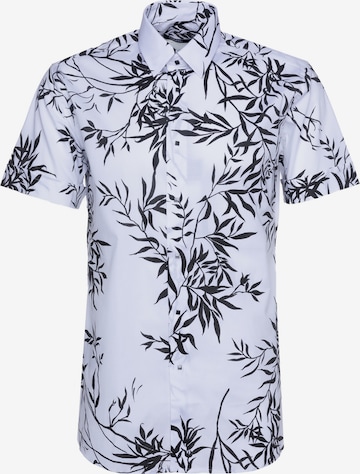 Karl Lagerfeld Button Up Shirt in White: front