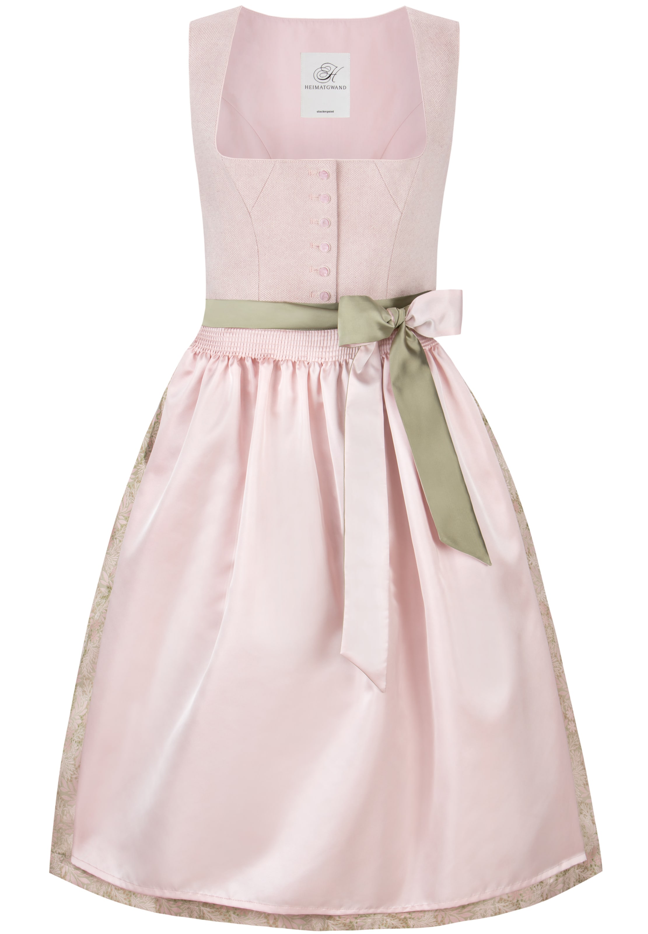 STOCKERPOINT Dirndl 'Sunja' in Pink: Vorderseite