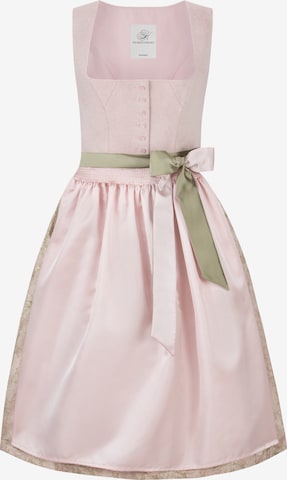 STOCKERPOINT Dirndl 'Sunja' in Pink: Vorderseite