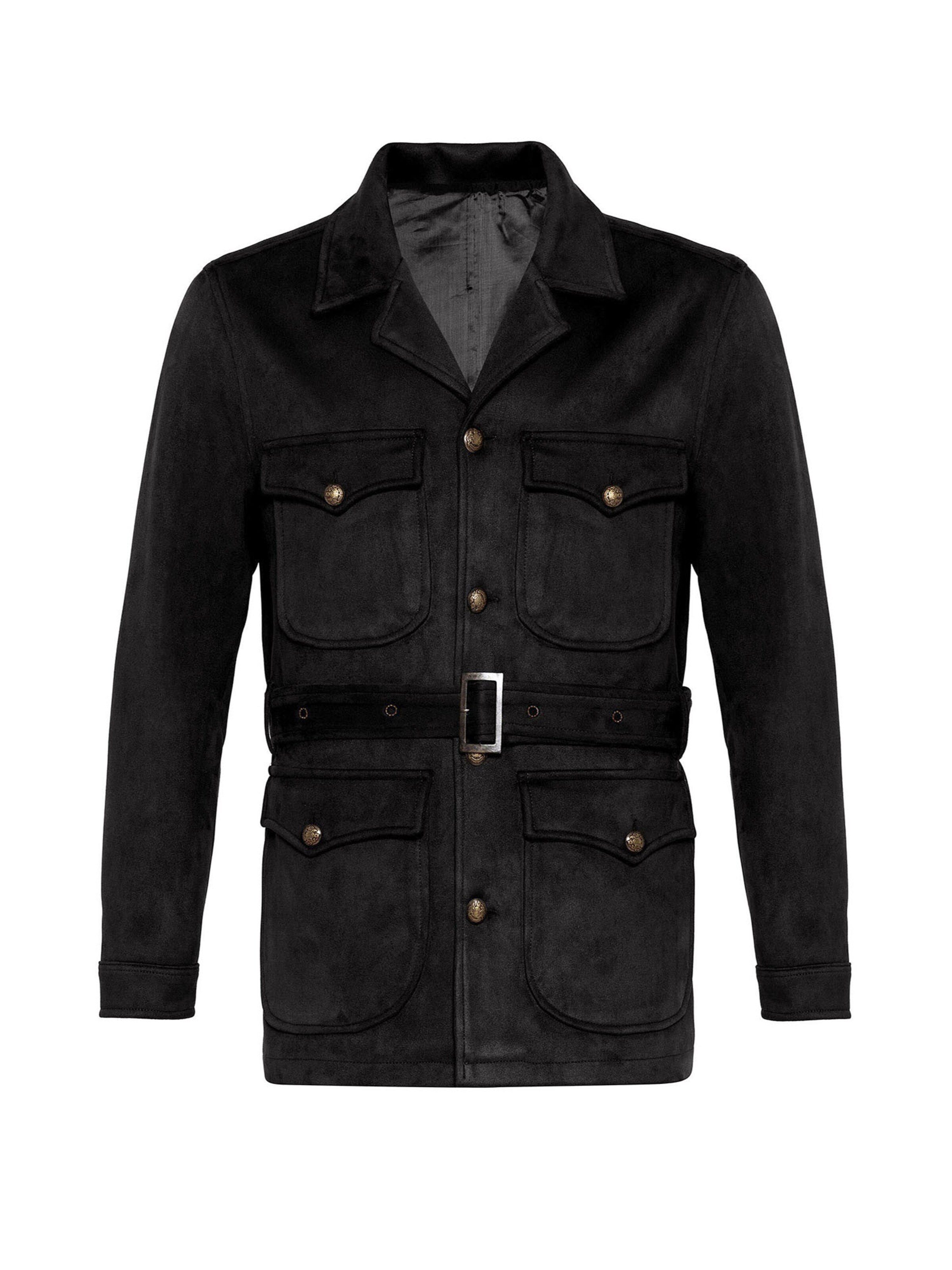 Antioch Between-season jacket in Black: front