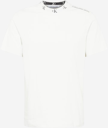 Tricou de la Calvin Klein Jeans pe gri: față