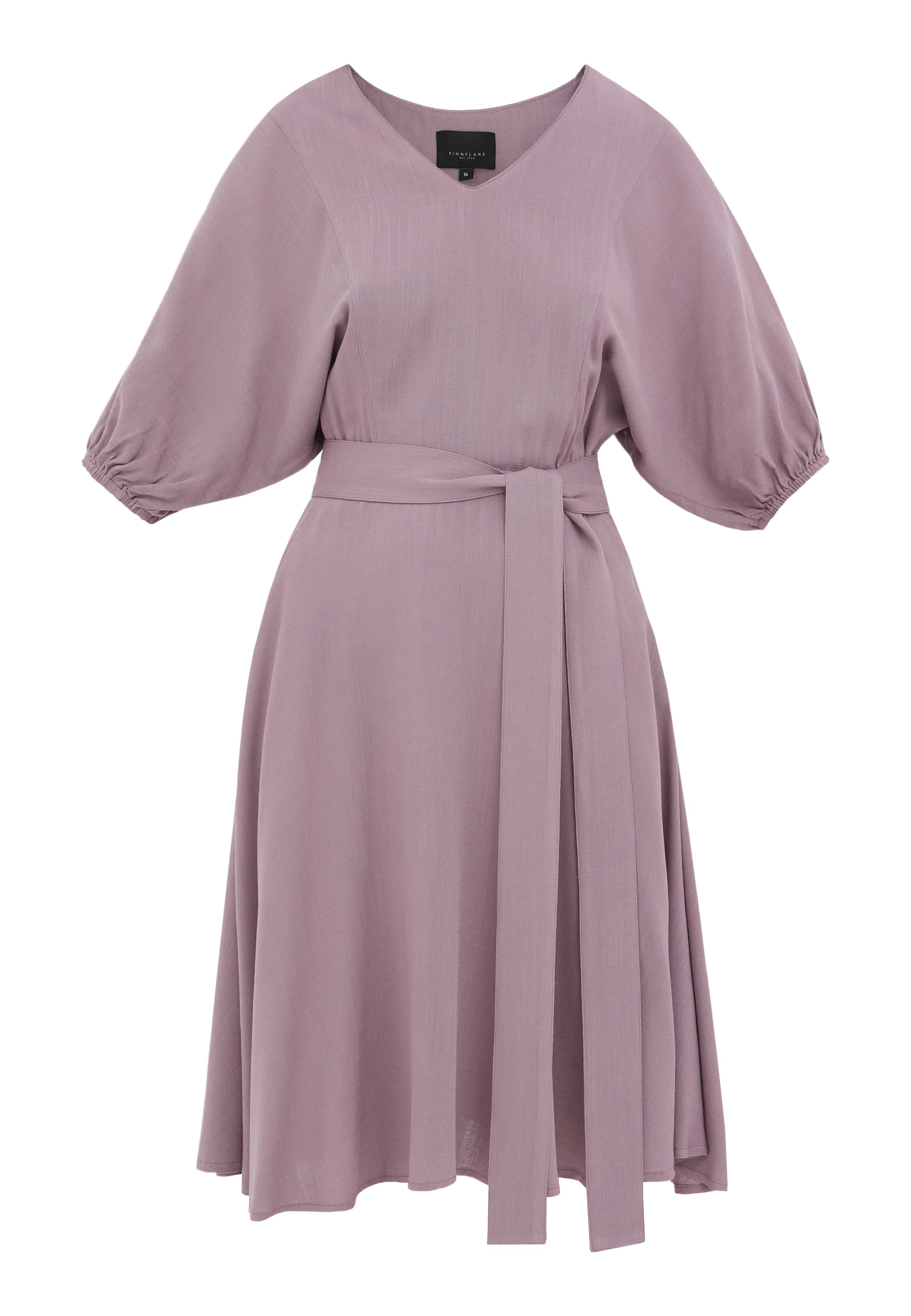 Finn Flare Sommerkleid 'Taillenzauber' in Lila: Vorderseite
