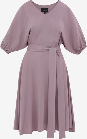 Finn Flare Sommerkleid 'Taillenzauber' in Lila: Vorderseite