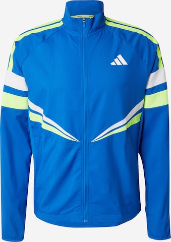 ADIDAS PERFORMANCE - Chaqueta deportiva 'Adizero Retro' en azul: frente