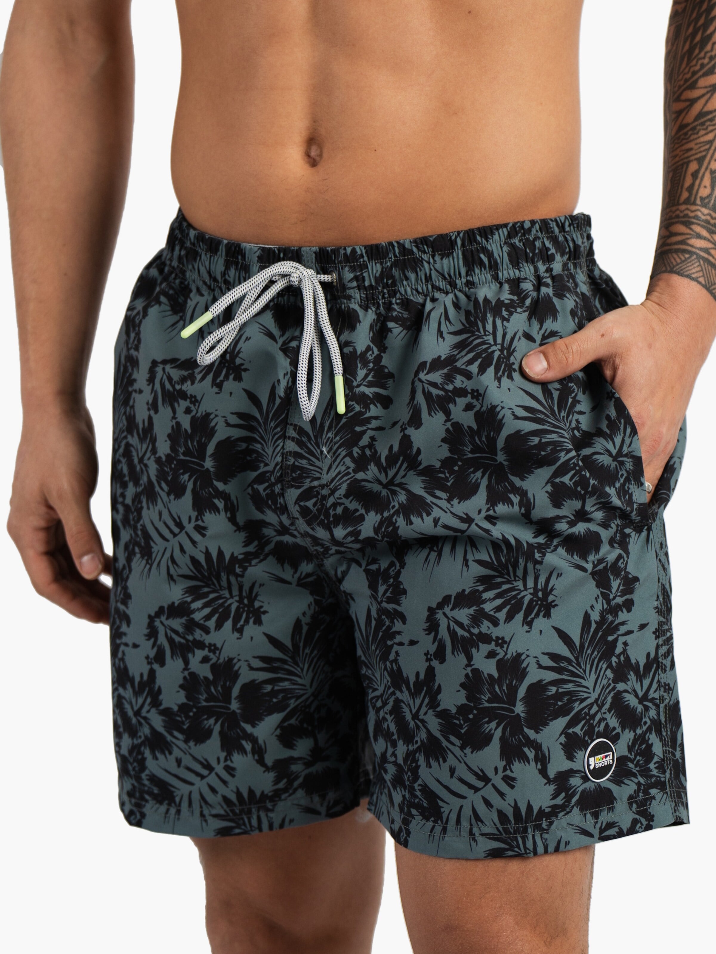 Happy Shorts Board Shorts in Green