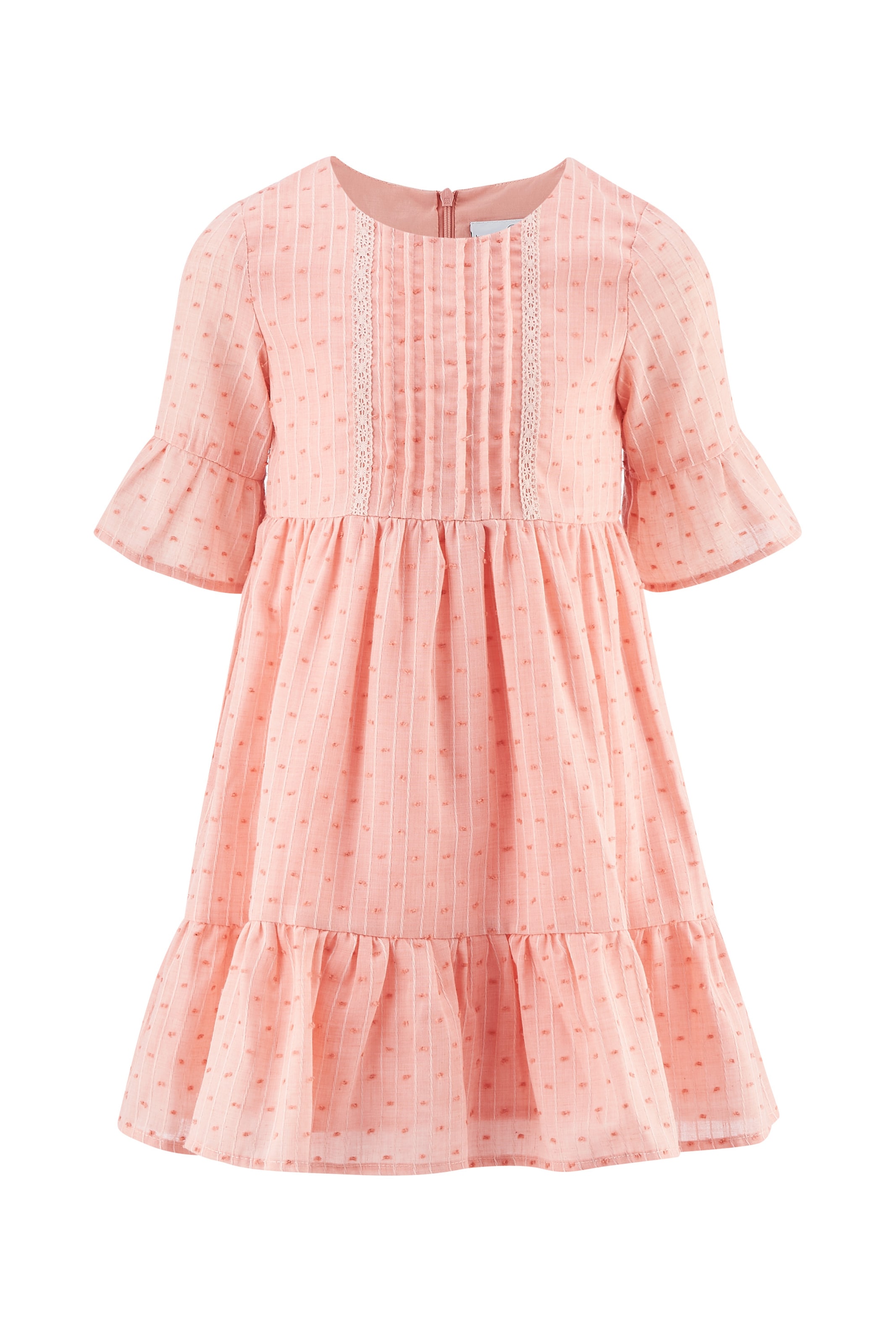 happy girls Рокля в розово: отпред