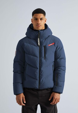 JACK1T Winter jacket in Blue: front