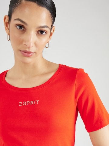 T-shirt ESPRIT en rouge