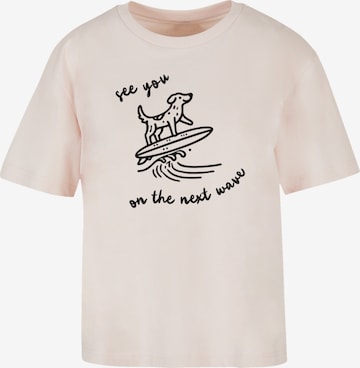 F4NT4STIC T-Shirt 'See You On The Next Wave' in Pink: Vorderseite