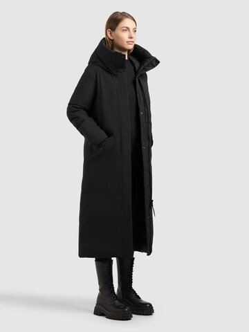 khujo Mantel 'Dawi2' in Schwarz