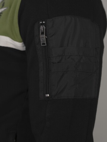 Petrol Industries Sweatjacke in Schwarz