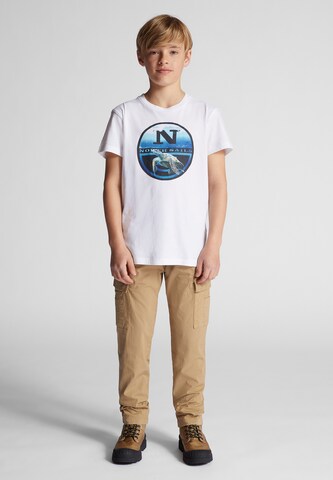 North Sails T-Shirt in Weiß