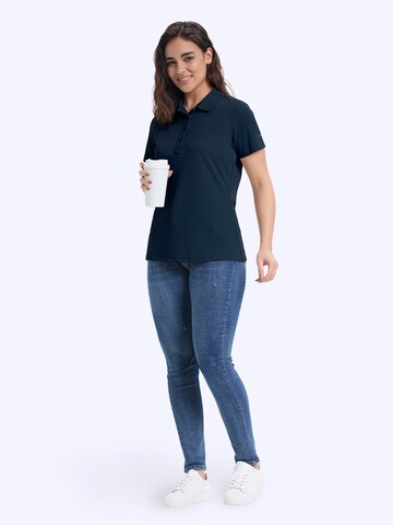 33,000ft Performance Shirt '33,000ft Womens Polo Shirt' in Blue