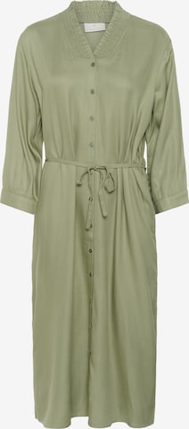 Kaffe Blousejurk in Groen: voorkant