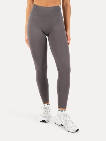 Smilodox Skinny Leggings in Grijs: voorkant