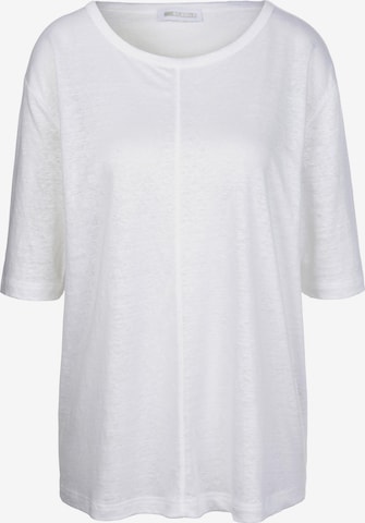 St. Emile 3/4-Arm Shirt Linen in Weiß: predná strana