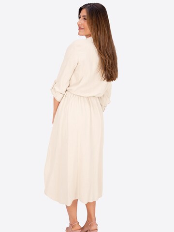 Robe-chemise 'Victoria' Seasons of April en beige