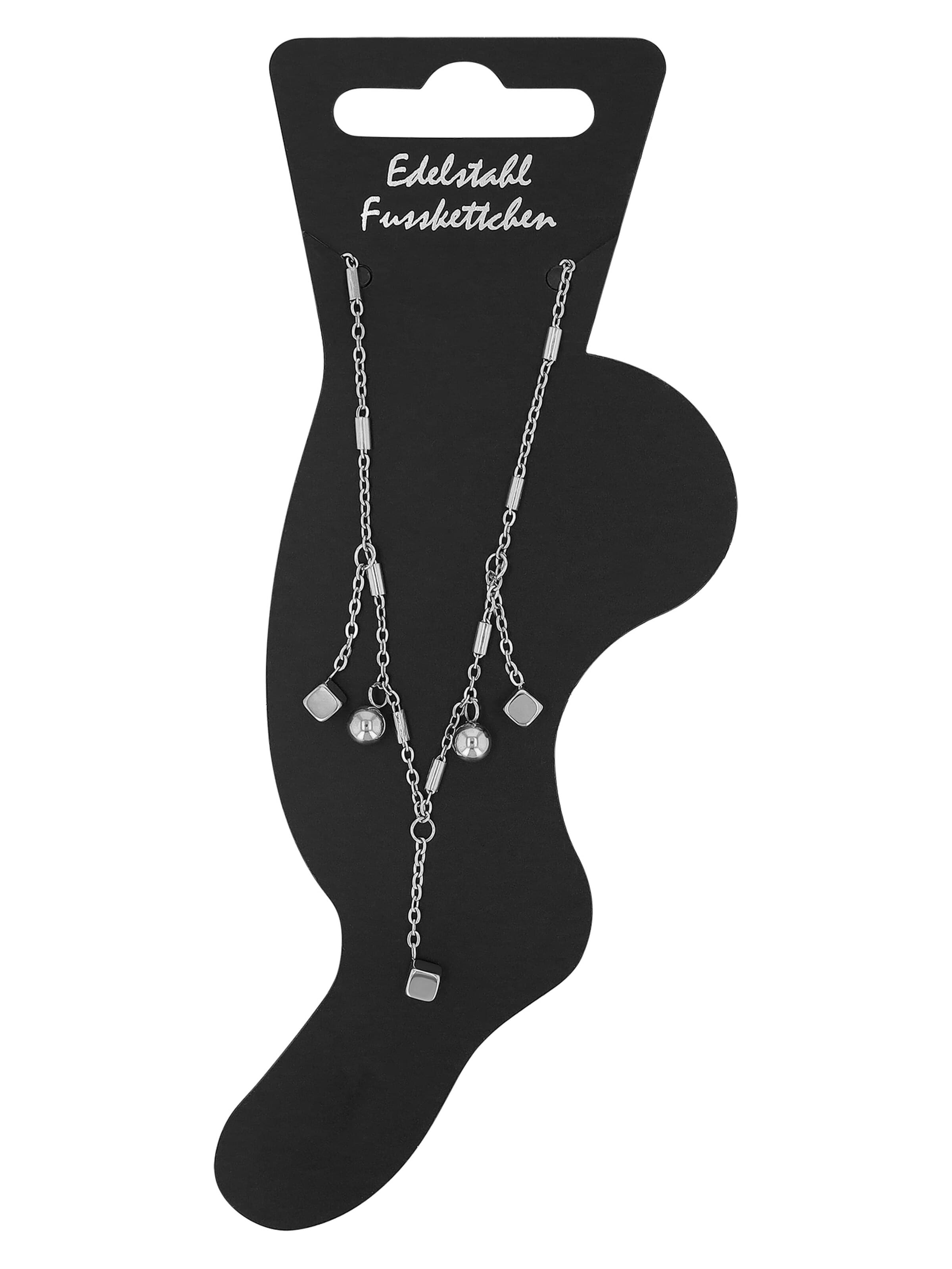Akzent Foot Jewelry 'Dyrken, langlebig' in Silver: front
