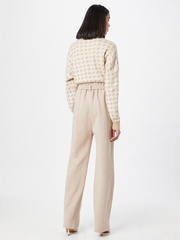 Liebesglück Loose fit Pleat-Front Pants 'LAYA' in Beige