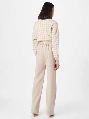 Loosefit Pantaloni con pieghe 'LAYA' di Liebesglück in beige