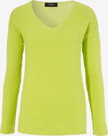 Aniston CASUAL Aniston CASUAL V-Ausschnitt-Pullover in Gelb: predná strana