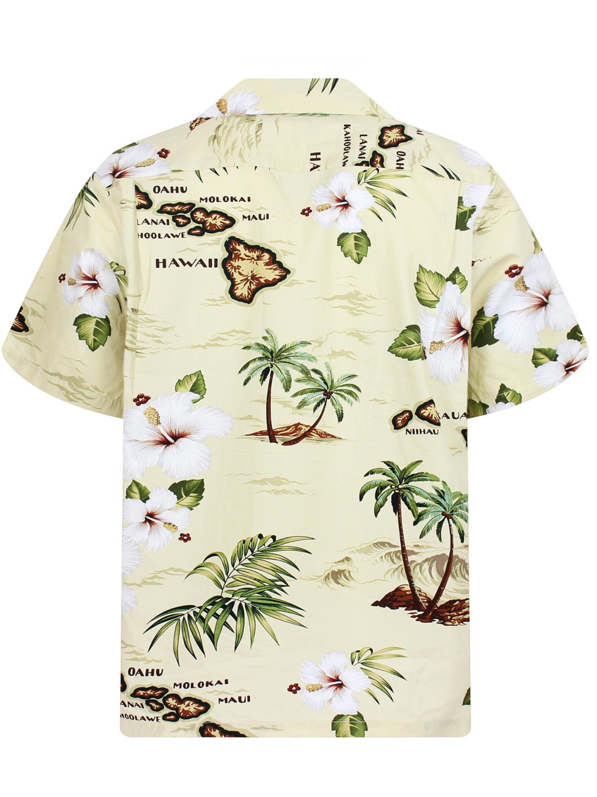 Regular fit Camicia 'Island' di Pacific Legend in beige