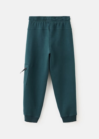 MANGO KIDS Tapered Byxa 'ZIPSETC' i grön