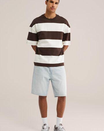 WE Fashion T-shirt i brun