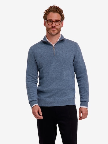 FALKE Sweater 'Pure Cashmere' in Blue: front