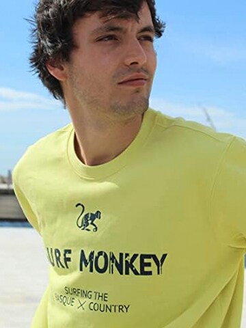 Surf Monkey Sweatshirt in Gelb