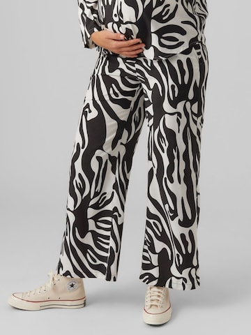 MAMALICIOUS Loose fit Pants in White: front