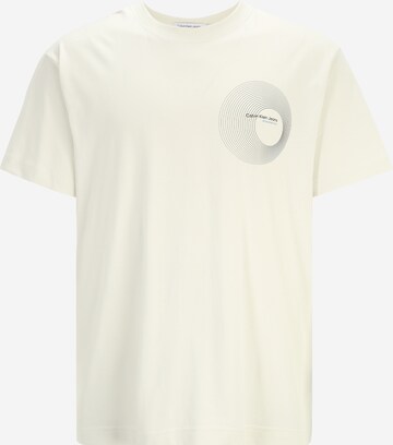 T-Shirt Calvin Klein Jeans en blanc : devant