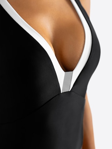 Horizon Athletic - Push-up Fato de banho desportivo 'Tasman One Piece Luna' em preto