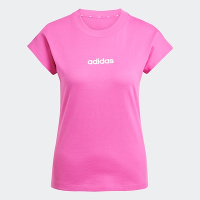 ADIDAS SPORTSWEAR Λειτουργικό μπλουζάκι 'Essentials' σε ροζ / λευκό, Άποψη προϊόντος