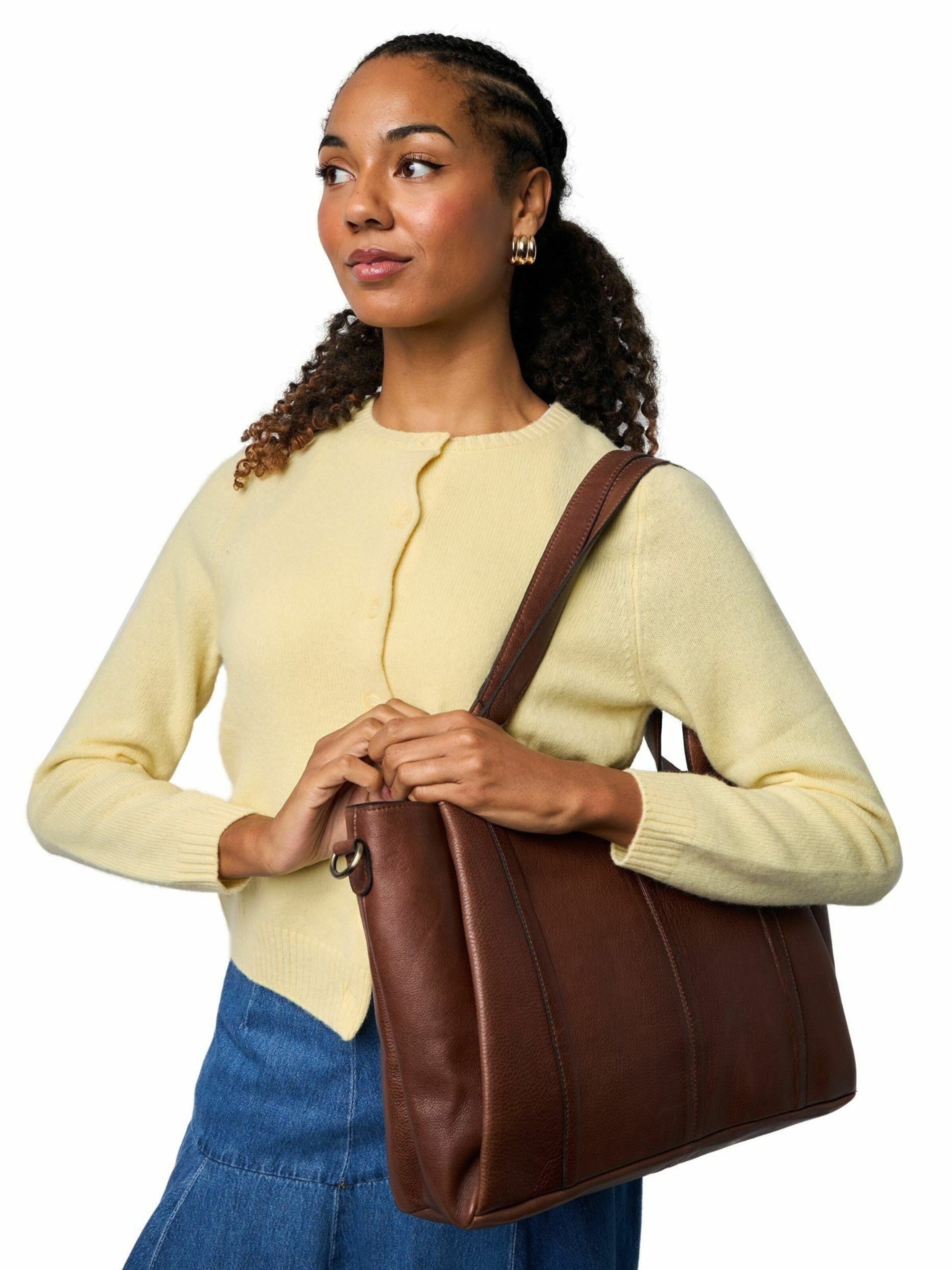 RE:DESIGNED Bag ' Nisa ' in Grau: Vorderseite