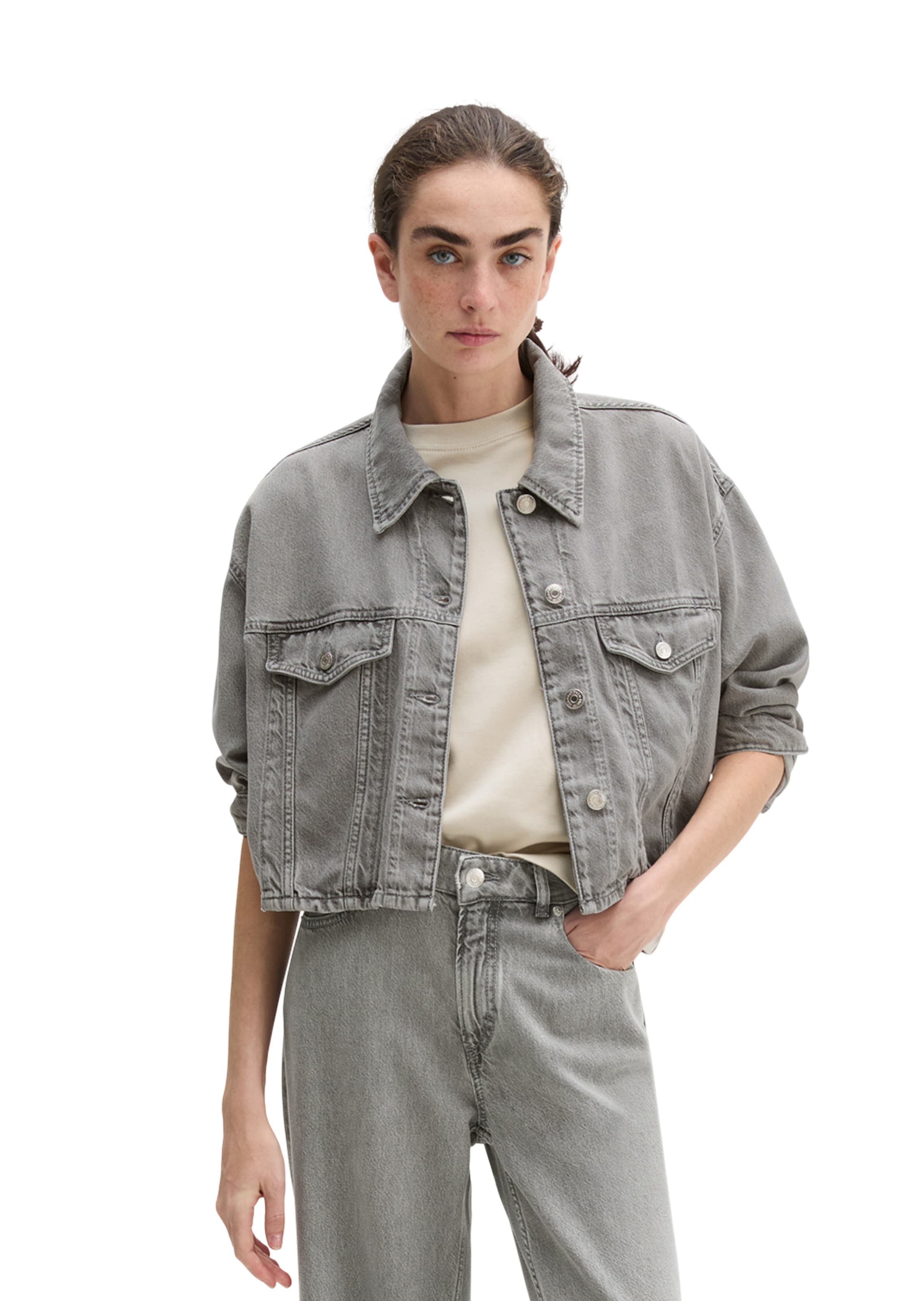 Marc O'Polo Jacke in Grau: Vorderseite