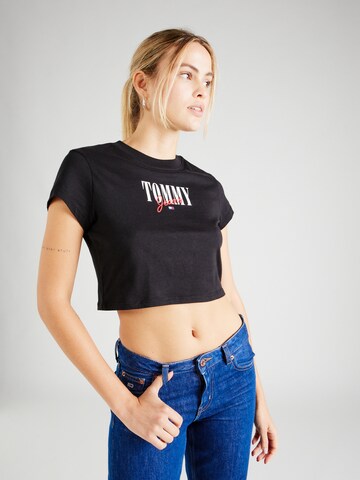 Tommy Jeans Μπλουζάκι σε μαύρο: μπροστά