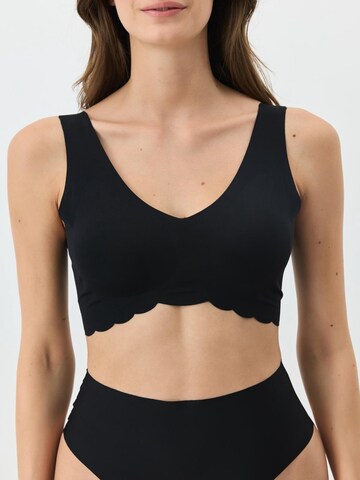 C&City Bustier BH in Schwarz: Vorderseite