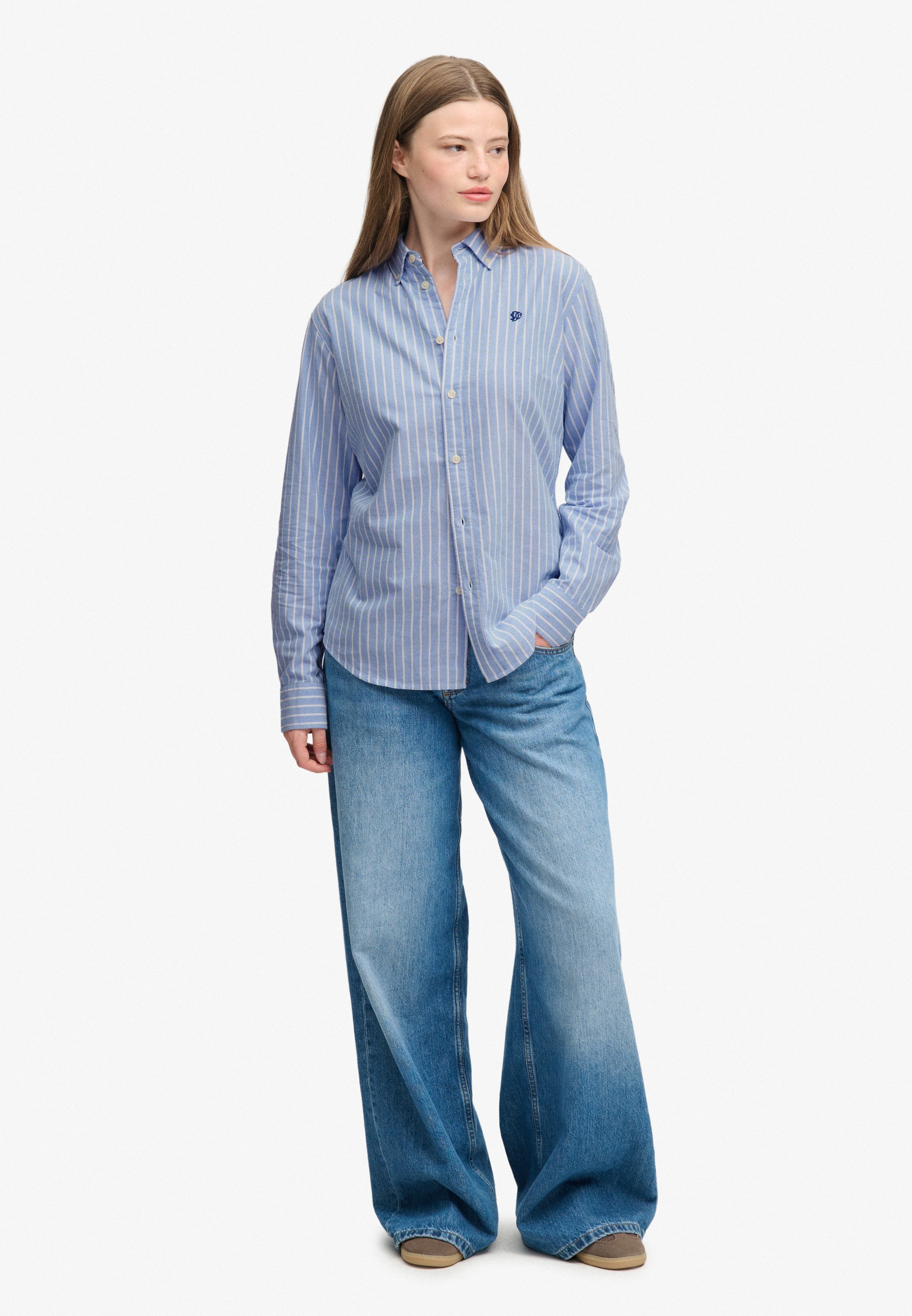 Chemisier Superdry & Co en bleu