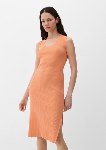 s.Oliver Kleid in Orange: Vorderseite
