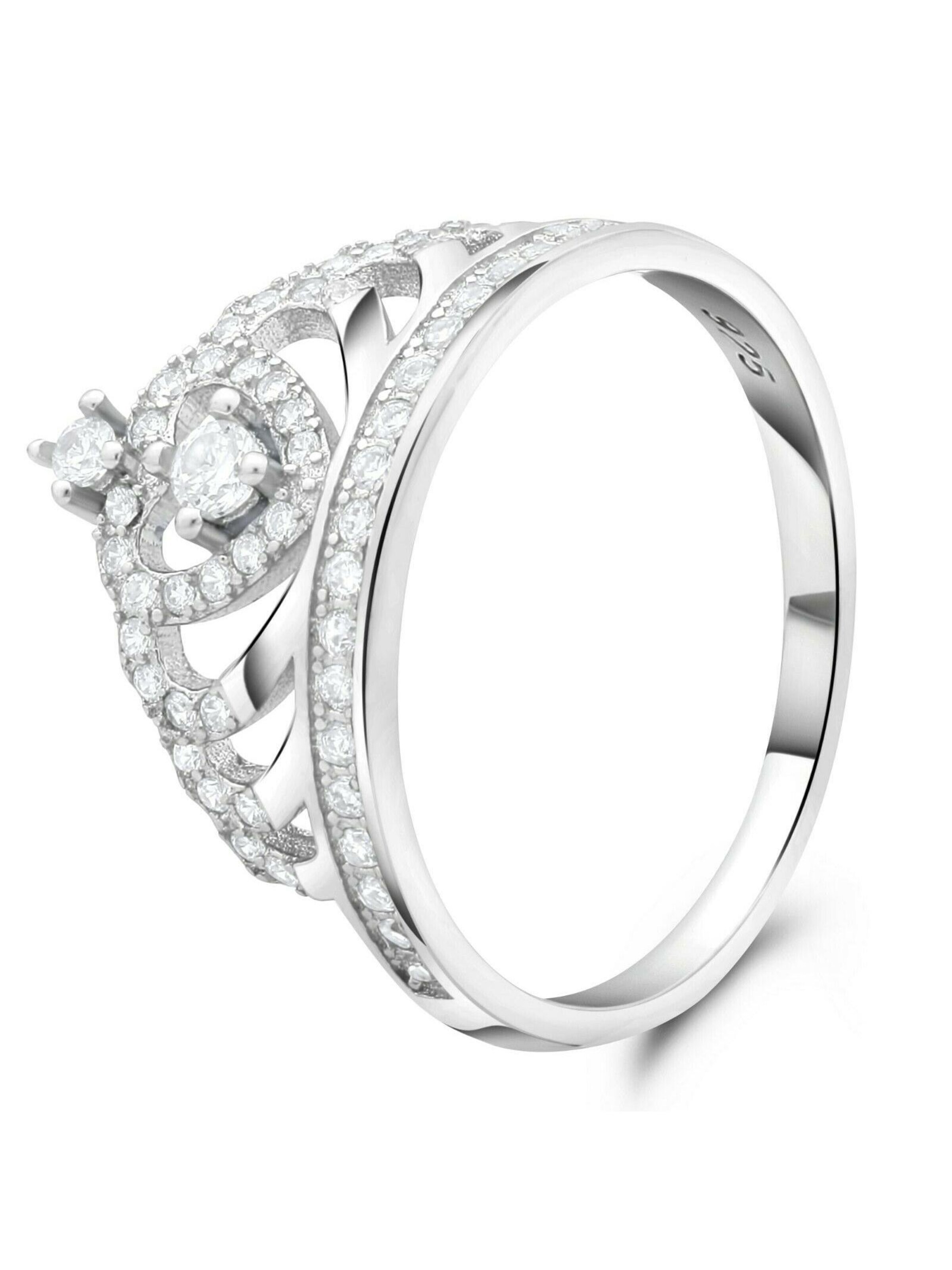 Tony Fein Ring 'Krone'‌‌‌‌‌ in Silber
