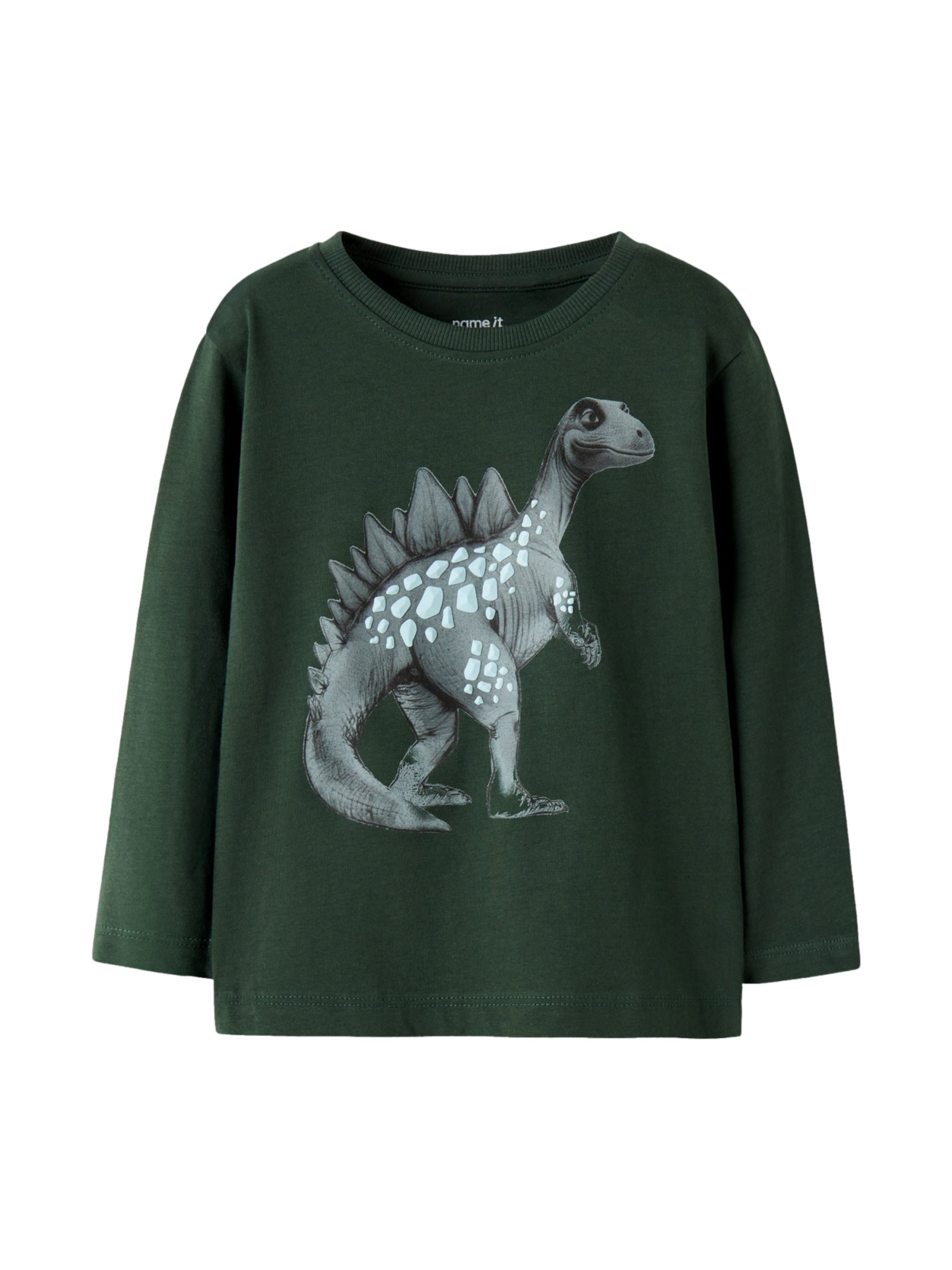 Maglietta 'NMMNEDIN' di NAME IT in verde: frontale