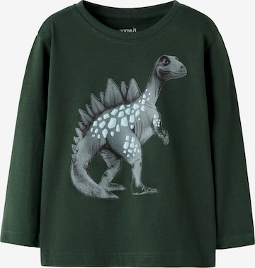 Maglietta 'NMMNEDIN' di NAME IT in verde: frontale