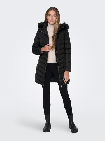 Manteau d’hiver 'ELLAN' ONLY en noir