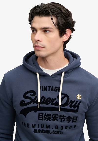 Superdry & Co Sweatshirt in M in marine / schwarz, Produktansicht