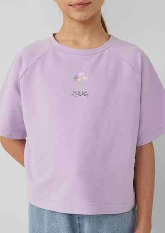 s.Oliver T-Shirt in Lila: Vorderseite