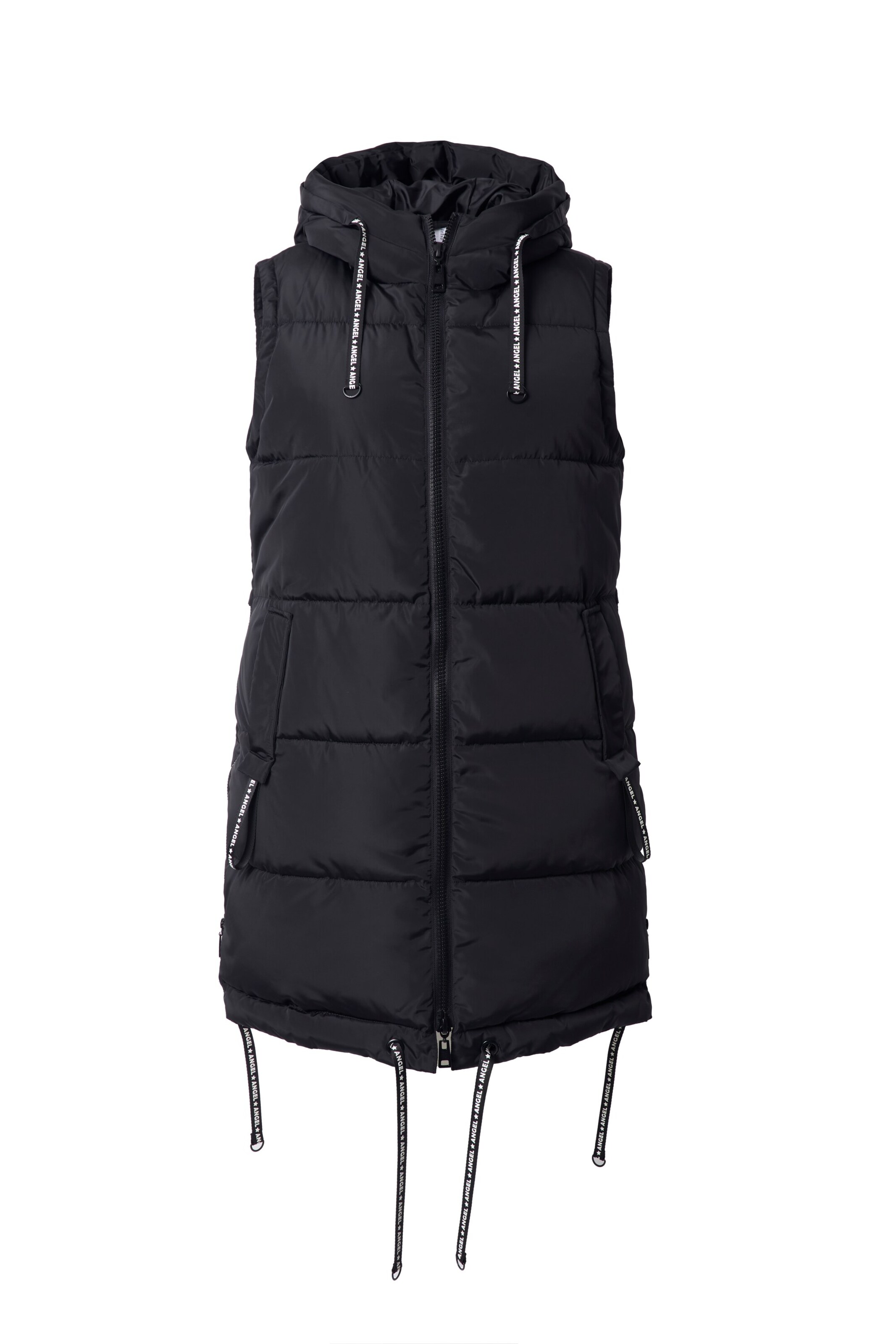 Angel of Style Weste in Schwarz: Vorderseite