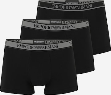 Boxer di Emporio Armani in nero: frontale